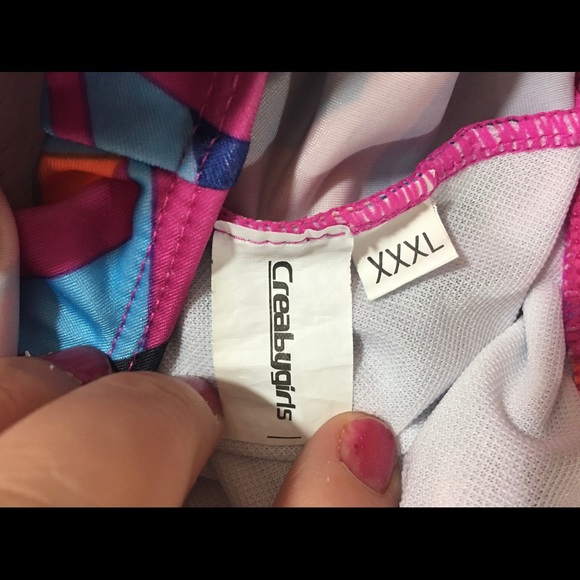 Creabygirls Plus Size 3XL High Waist Bikini Bottom - Picture 5 of 5